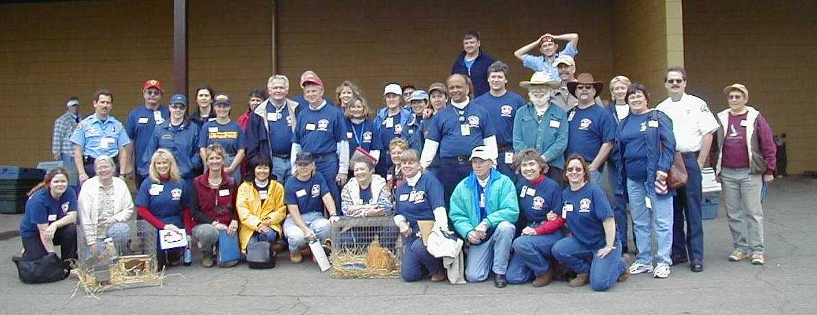 Group photo of volunteers